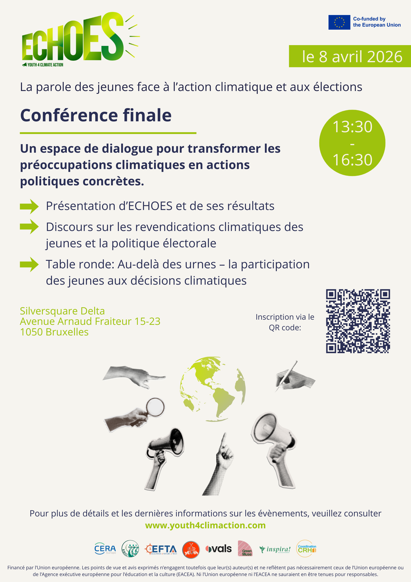ECHOES – Youth Voices on Climate Action and Elections Conférence finale & Dialogue politique